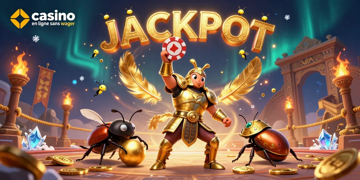 Venez découvrir le plaisir du casino en ligne sans wager avec des scarabées en armure et une ambiance captivante.