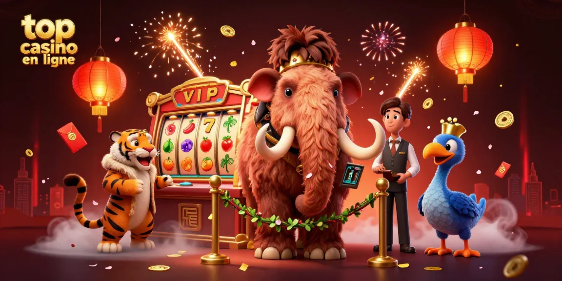 Profitez d'une expérience captivante avec le meilleur casino en ligne, jeux de machines à sous colorées et ambiance festive.