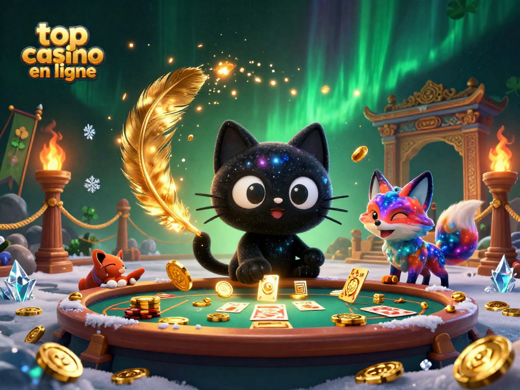 Jouez au top casino en ligne avec des personnages de jeu captivants et des éléments vibrants.