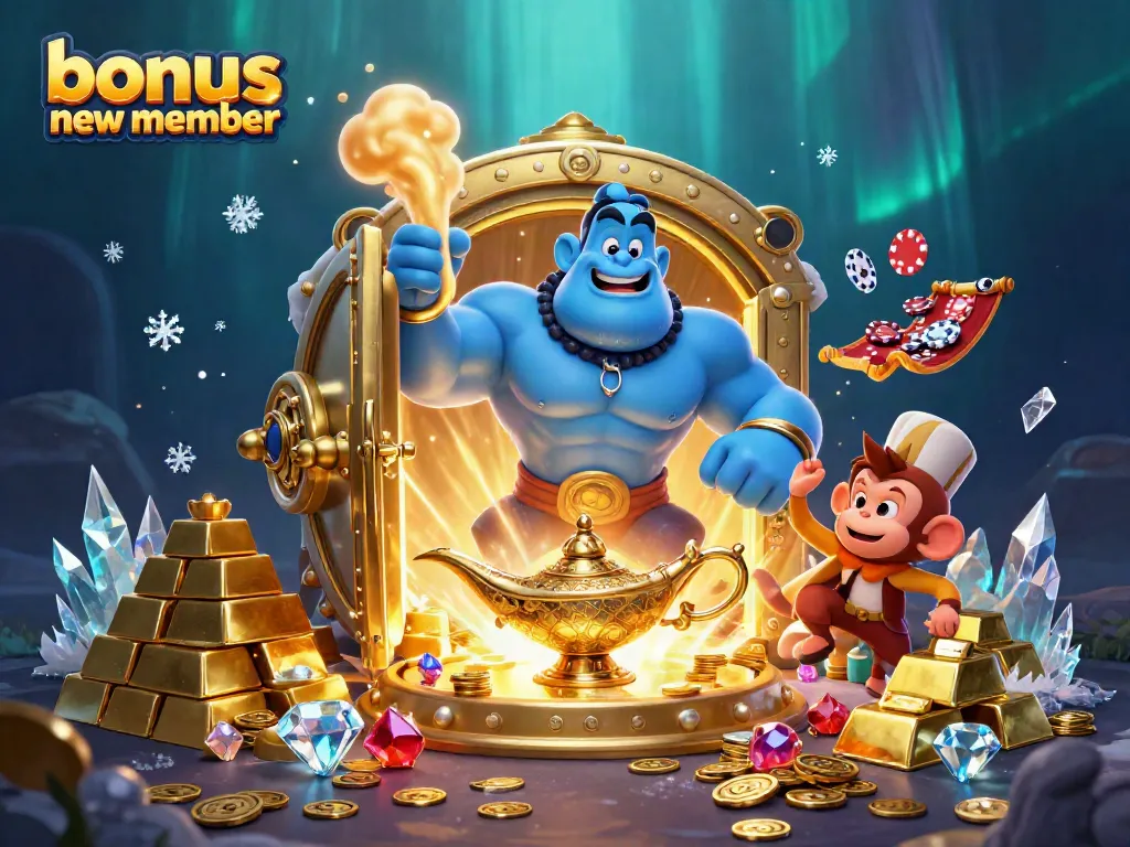 Experience the thrill of winning with the bonus new member offer in a vibrant, dynamic casino scene.