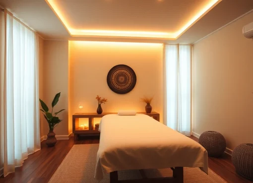 Relaxing massage therapy session at Massage Ede promoting peace and tranquility.