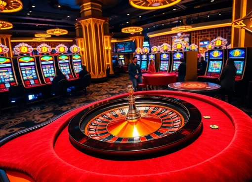 Experience the thrill of betting at Bitcoin casinos with vibrant games and engaging players.