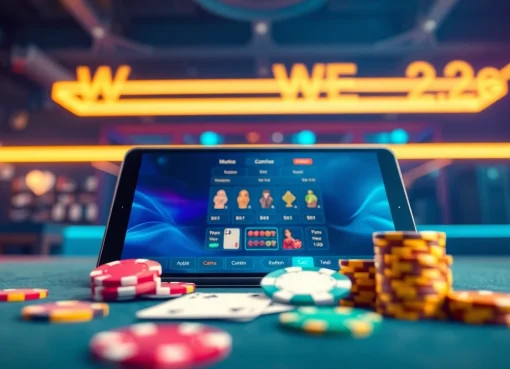 Découvrez le nouveau casino en ligne 2026 avec une interface élégante et des éléments de jeu vibrants.