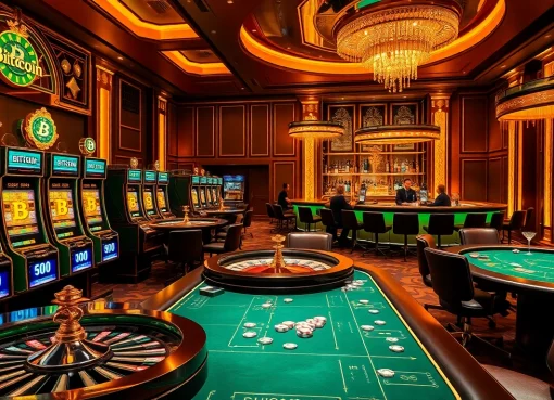 Experience the thrill of Bitcoin casinos with exciting games and vibrant casino elements.