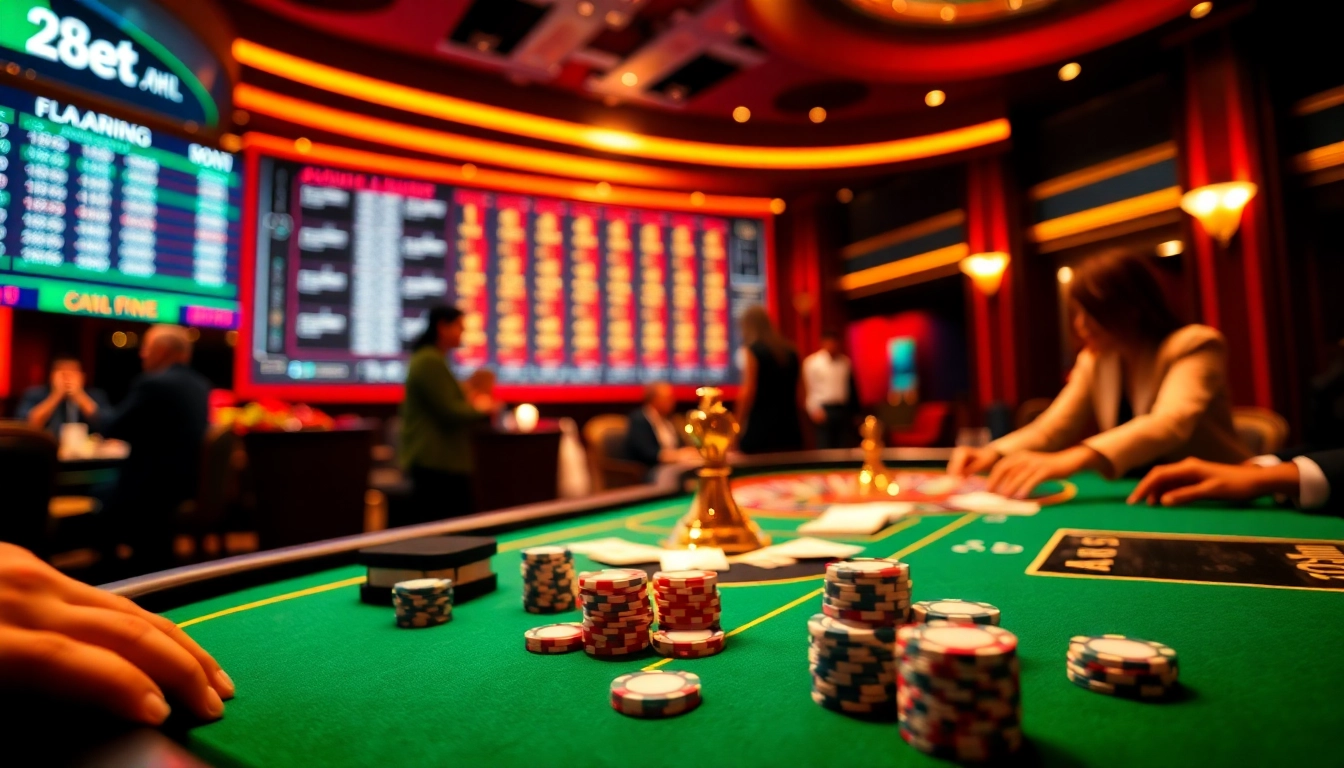 Experience the excitement of 28bet as players engage in thrilling casino games.