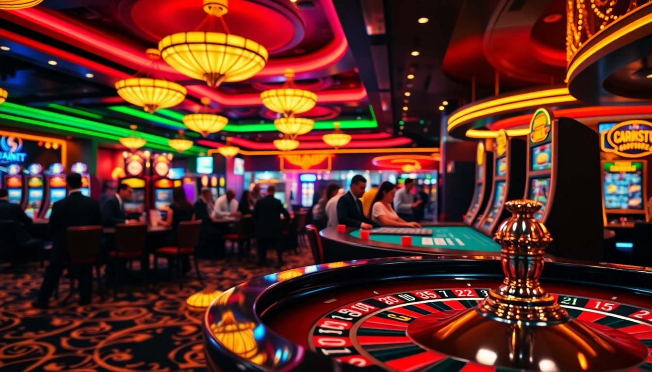 Jouez à des jeux passionnants dans un casino en ligne France avec ambiance animée. related image