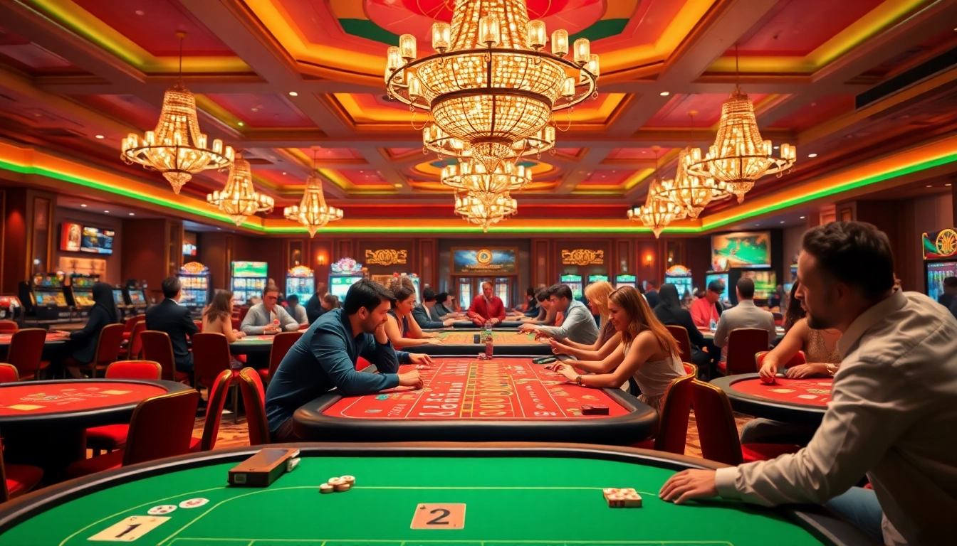 Jouez à des jeux passionnants de casino en ligne avec une ambiance festive et luxueuse. related image