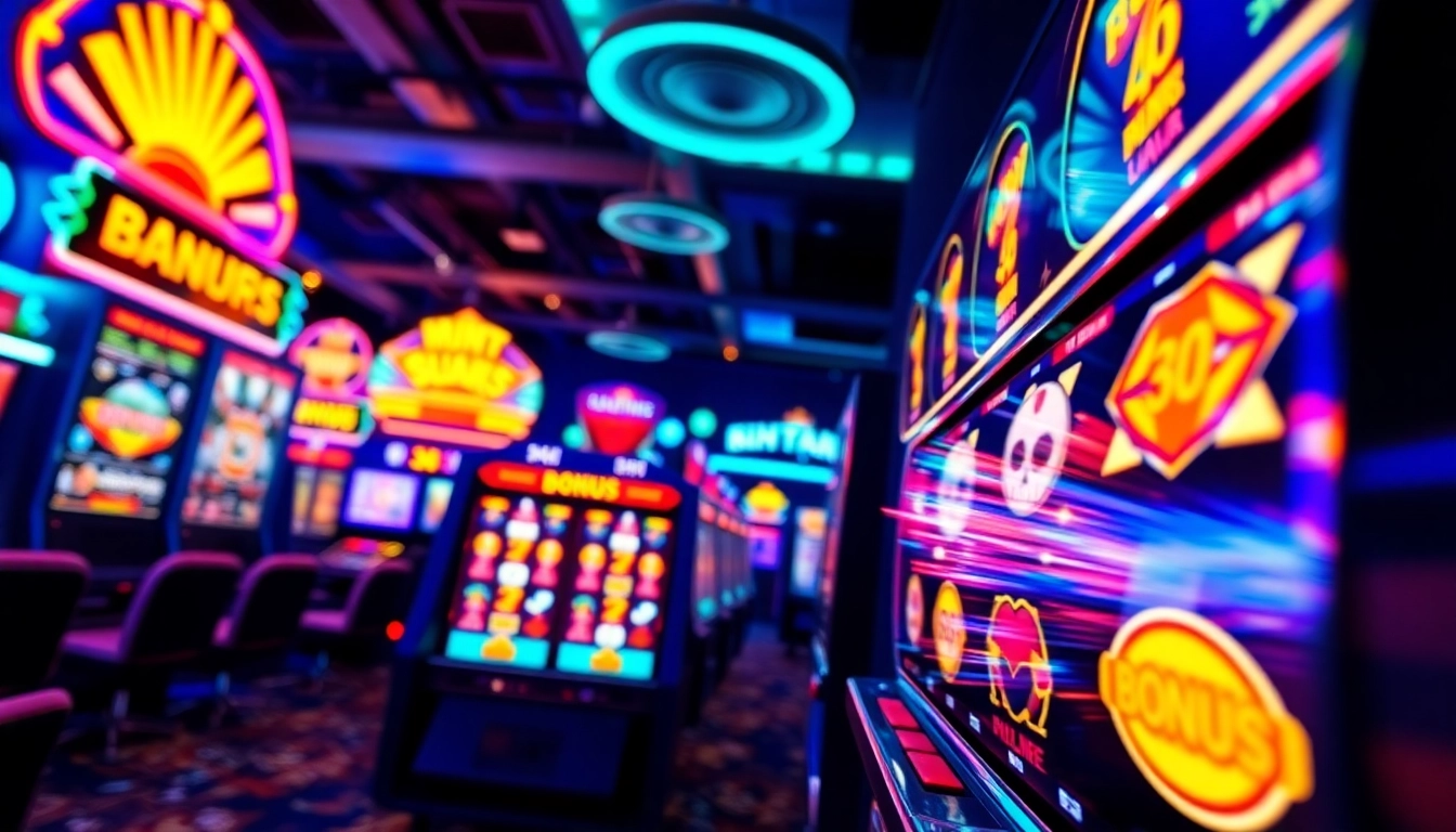 Jouer aux machines à sous en ligne avec des graphismes colorés et des rouleaux animés. related image
