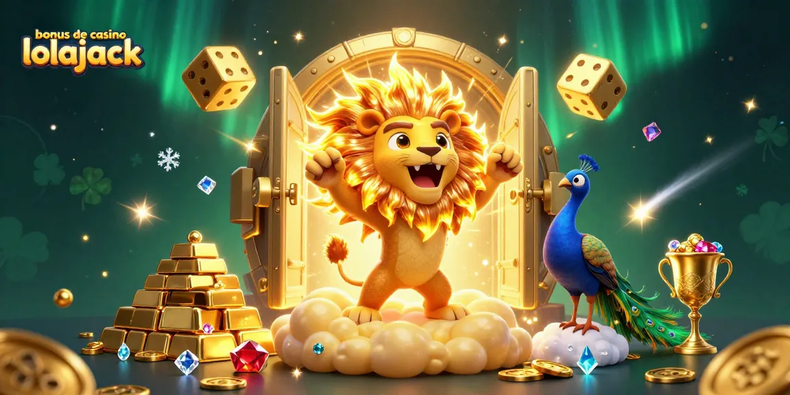 Spin and win at Lolajack casino bonus de casino lolajack with the vibrant treasure-filled scene!