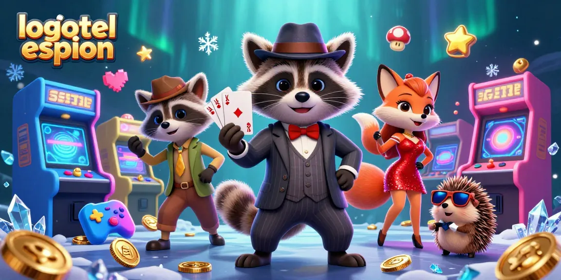 Jouer avec un logiciel espion dans un casino virtuel animé par des personnages colorés.