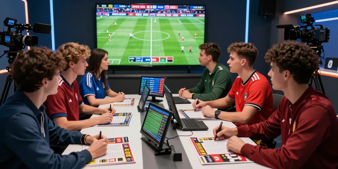 Scène de paris sportifs avec des parieurs discutant de stratégies autour d'une table, mettant en avant le bookmaker sans limite de mise.