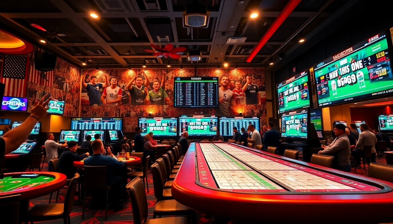 Place paris sportif rugby bets in an exciting casino environment with vibrant interactions.