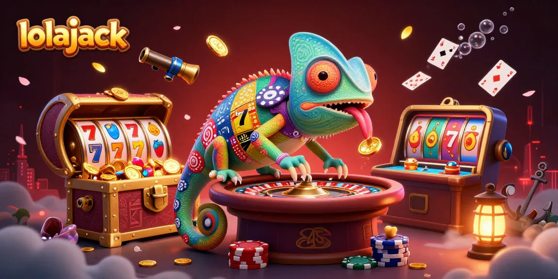 Experience the excitement of lolajack casino with vibrant slots and dynamic casino elements.
