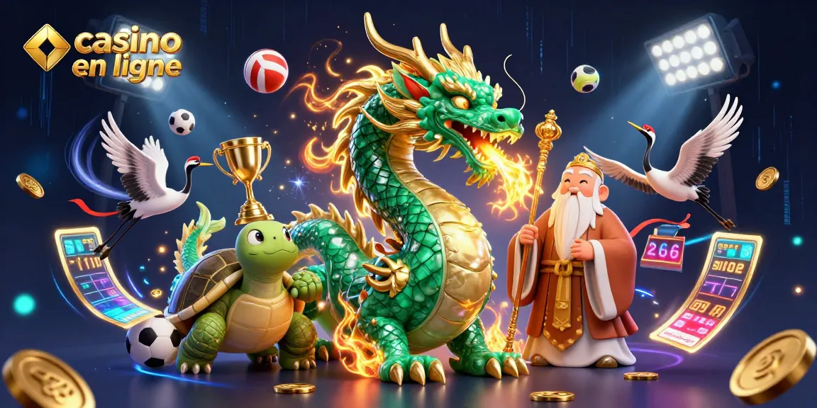Jouez au casino en ligne avec des personnages chanceux et des éléments de jeu captivants.