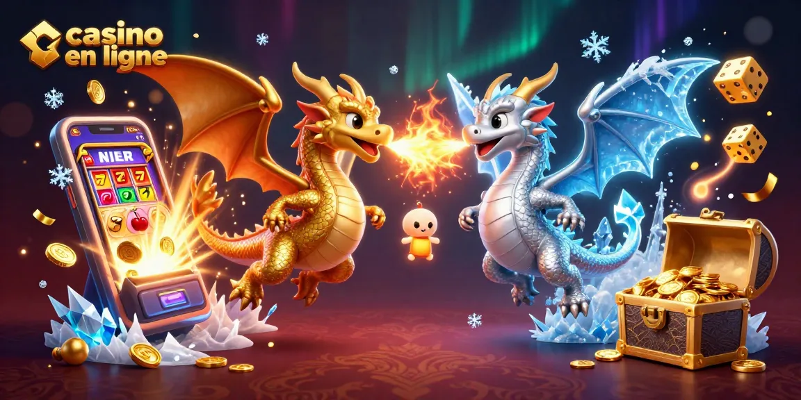 Gagnez aux jeux de casino en ligne en découvrant des dragons animés et des machines à sous.