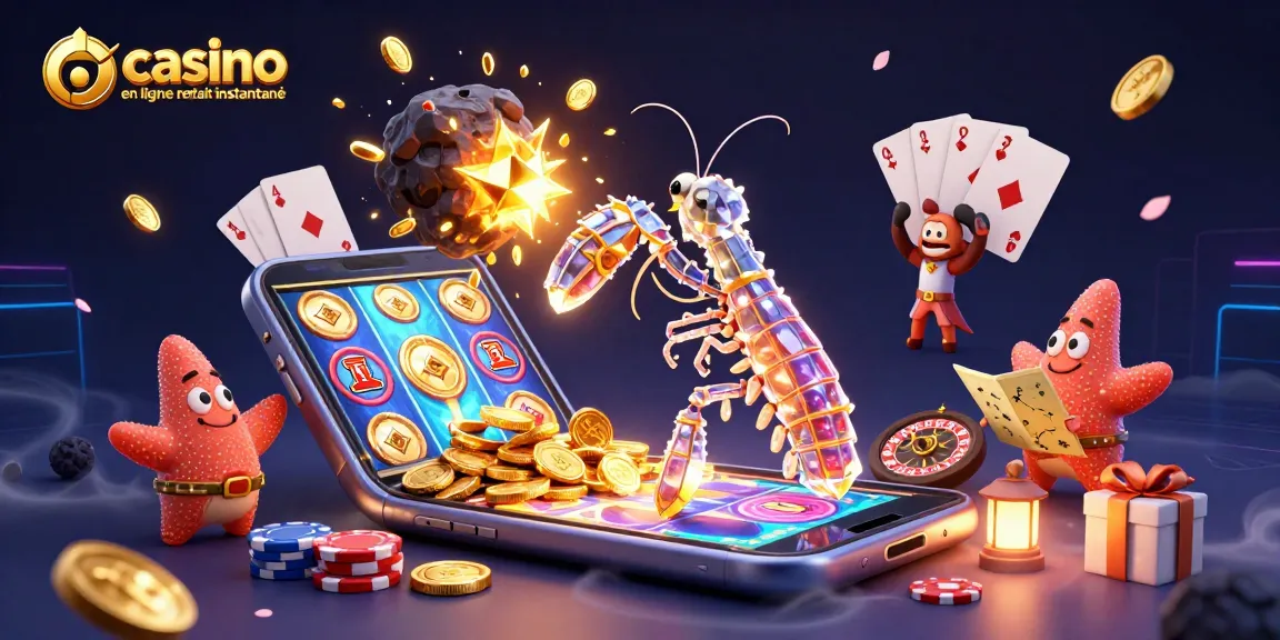 Jouez à des jeux passionnants dans un casino en ligne retrait instantané tout en profitant d'une expérience ludique riche en éléments visuels.