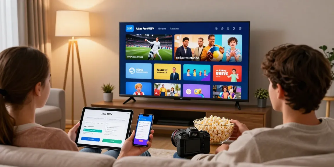 Installation de l'application Atlas Pro ONTV sur un téléviseur intelligent pour un divertissement à domicile