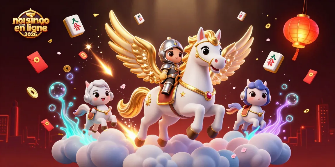 Explorez le nouveau casino en ligne 2026 avec un cheval céleste et des éléments de jeu fascinants.
