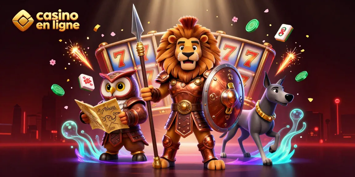 Jouez au casino en ligne avec des personnages et des éléments de jeu captivants.