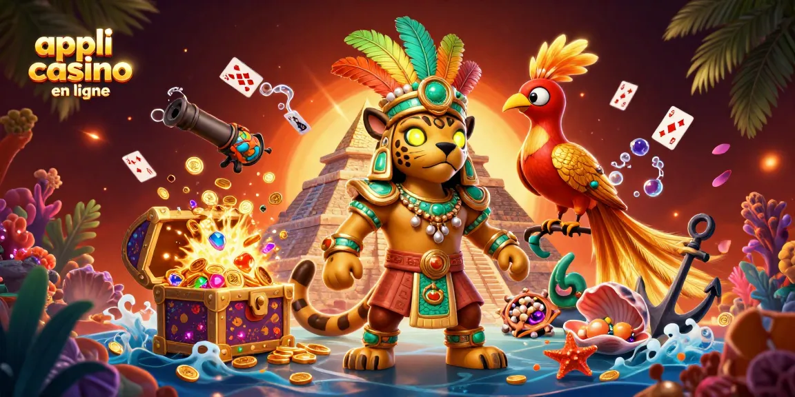 Jouez à l'appli casino en ligne avec un prêtre jaguar et des éléments de jeu captivants.